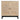 2ft Rustic Wooden Sideboard with Woven Doors Cabinets Living and Home