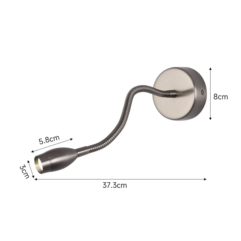 Contemporary Adjustable Gooseneck LED Wall Light Wall Lamps Living and Home