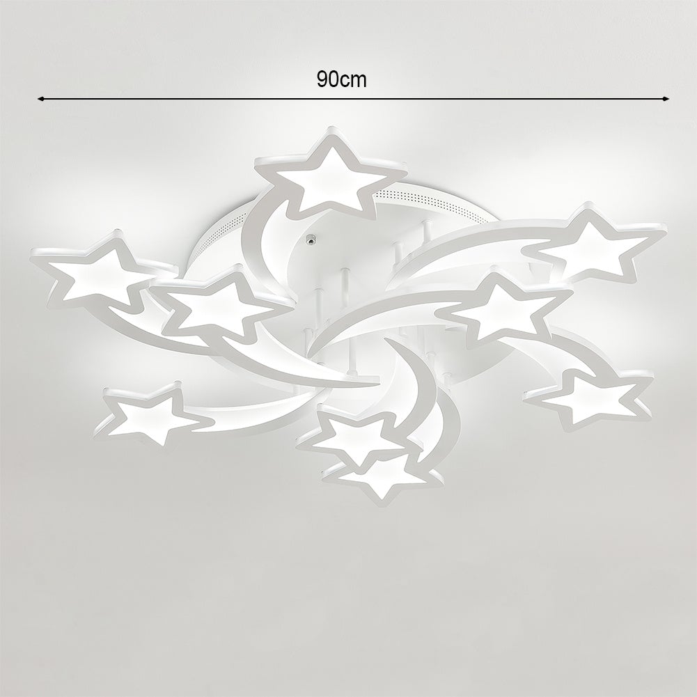Modern LED Ceiling Light with Star Lampshades Ceiling Light Living and Home