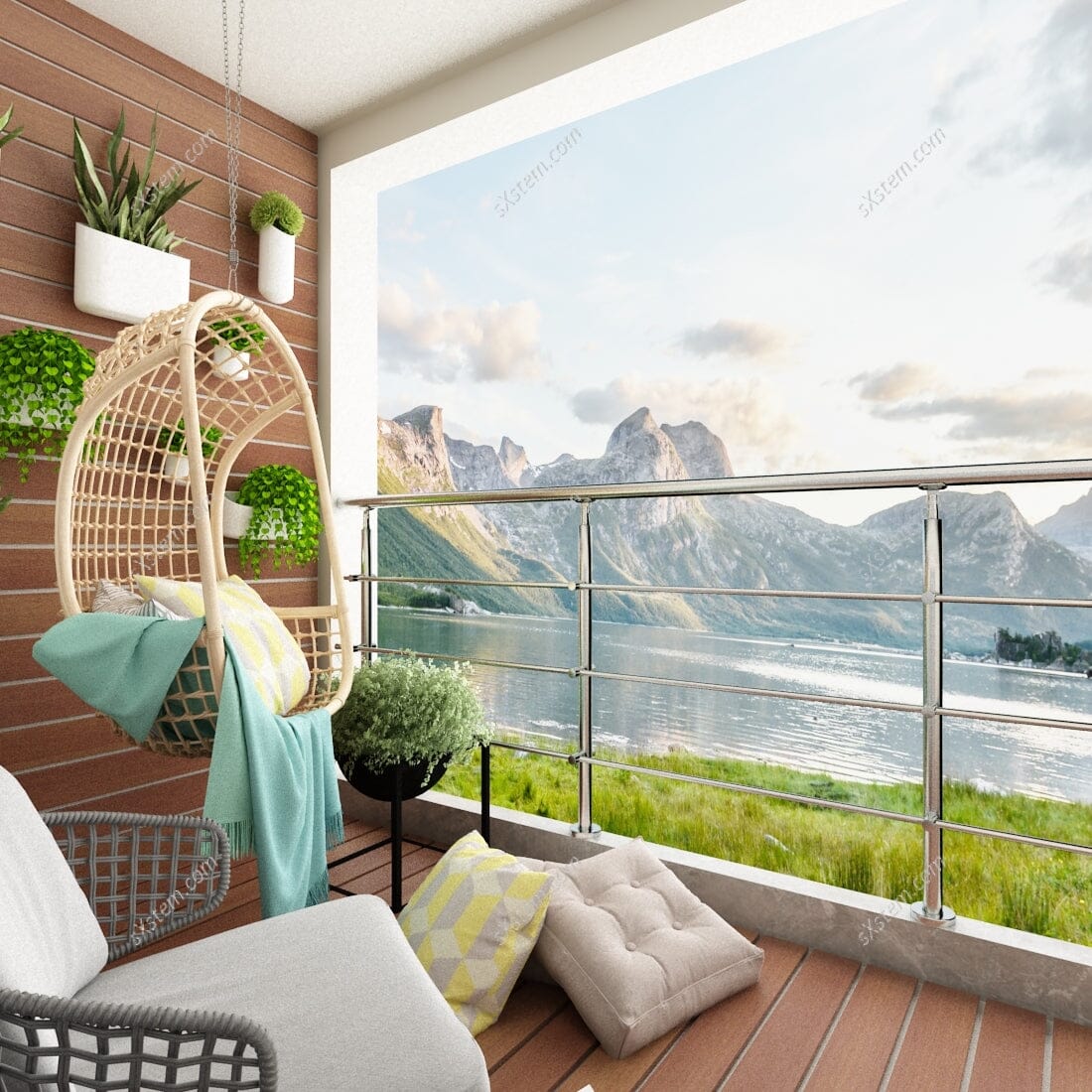 60cm Wide Silver Floor Mount Stainless Steel Handrail for Slopes and Stairs Handrails Living and Home