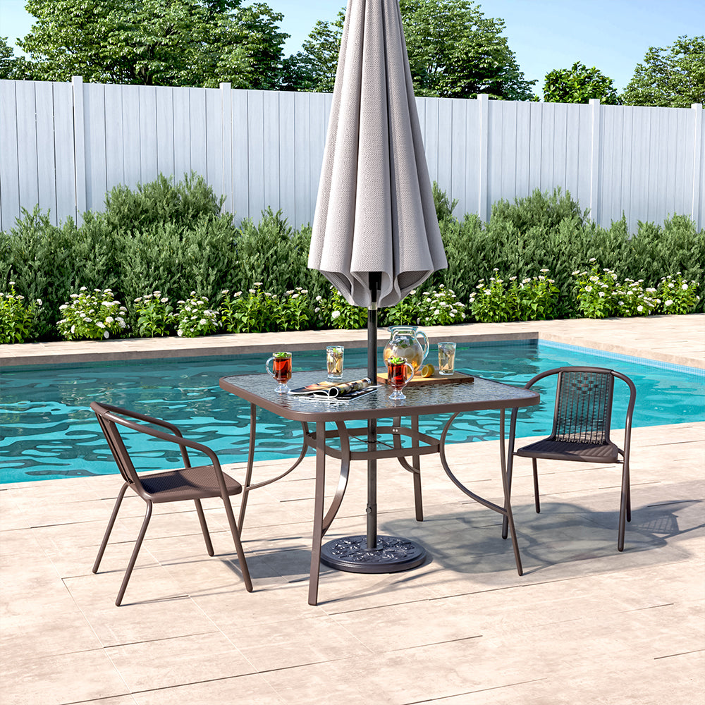 3/5pcs Garden Patio Dining Set Outdoor Furniture Garden Dining Sets Living and Home