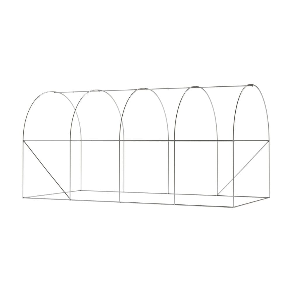 Green Outdoor Walk-in Tunnel Greenhouse with Steel Frame Greenhouses Living and Home