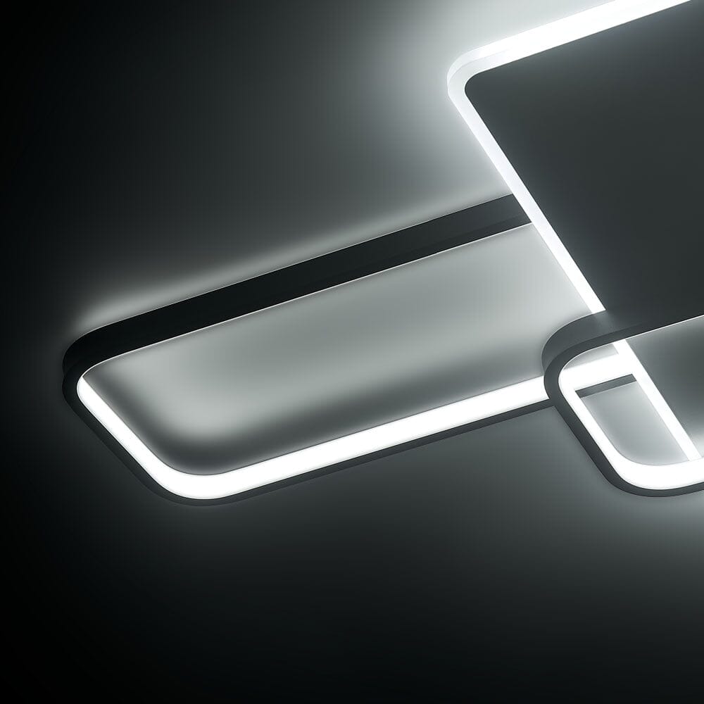 Modern Rectangular LED Ceiling Light Flush Mount Ceiling Lights Living and Home