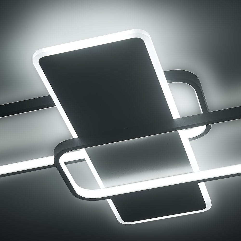 Modern Rectangular LED Ceiling Light Flush Mount Ceiling Lights Living and Home