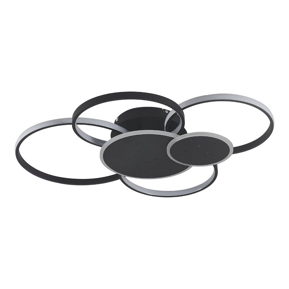 Modern 5 Rings LED Ceiling Light 115W White Light Ceiling Lights Living and Home