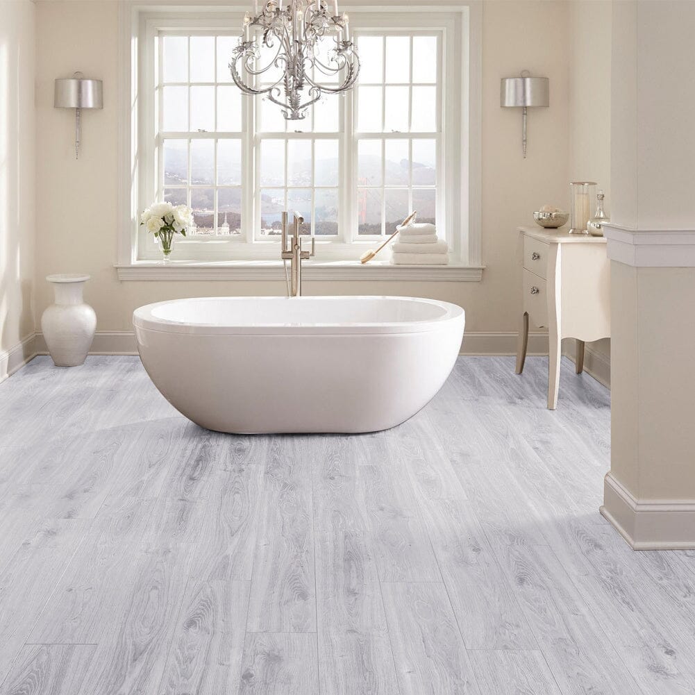 7 Pcs Rustic Style Wood Grain PVC Flooring Living and Home