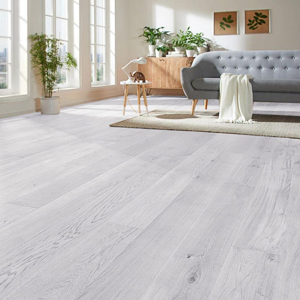 7 Pcs Rustic Style Wood Grain PVC Flooring Living and Home