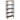 Industrial-Style 5-Tier Vintage Iron Bookshelf with E1 Grade PB Boards Living and Home