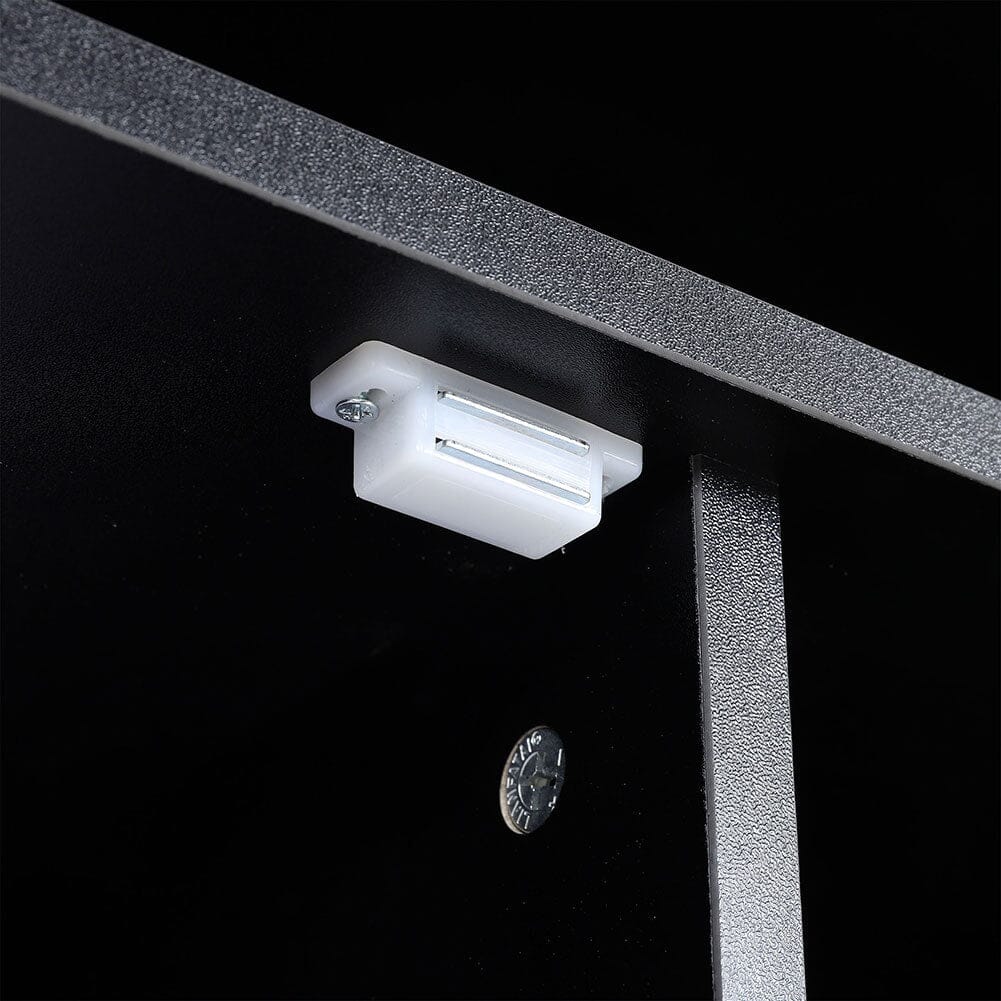 Black Printer Stand with Cabinet for Medium to Large Printers Living and Home