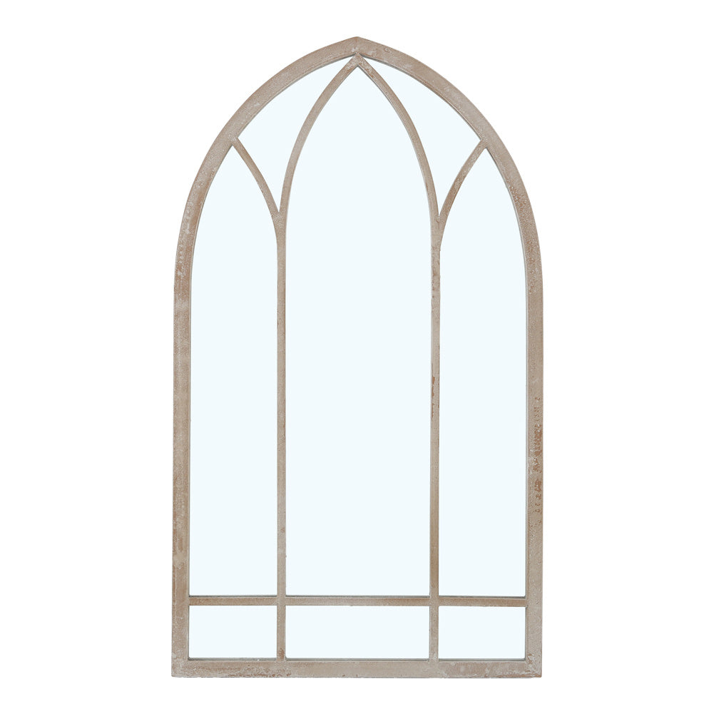 Decorative Metal Arched Garden Window Mirror Garden Mirrors Living and Home