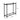 122cm W Iron Black Firewood Logs Holder Indoor Outdoor Log Racks Living and Home