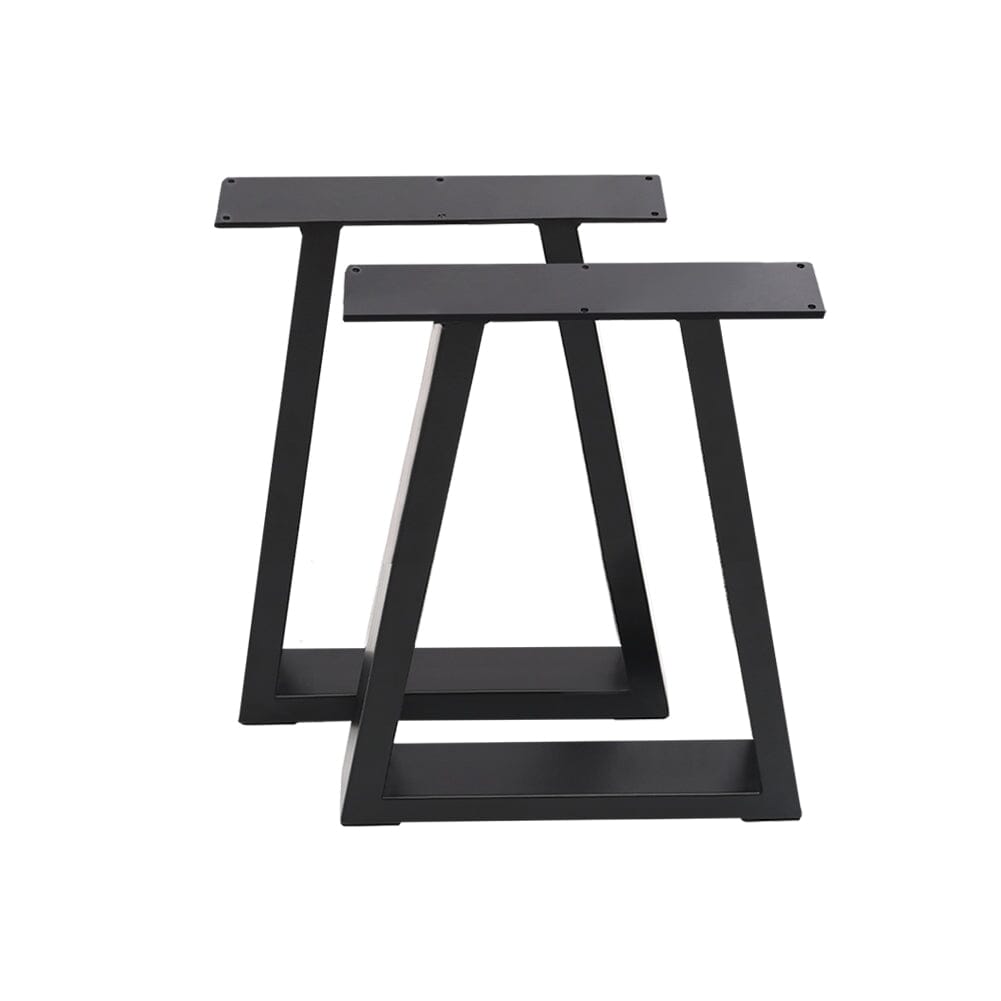 2 Pcs Industrial Metallic Table Legs for Home DIY Living and Home