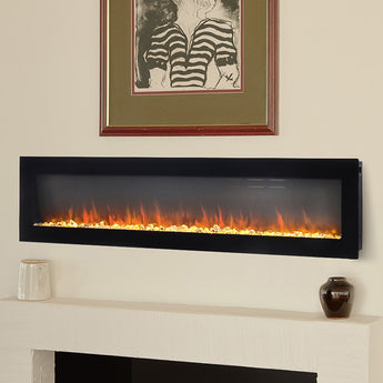 50/60 Inch Wall Mounted/Freestanding Electric Fireplace
