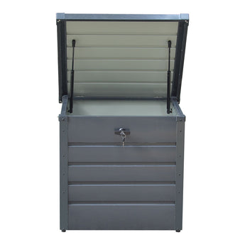 200L Metal Lockable Waterproof Garden Storage Box