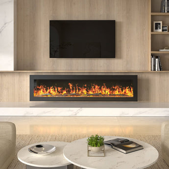 40/50/60 Inch Efficient Wall Mounted Electric Fireplace 1800W Floorstanding Fireplaces Wall Mounted Fireplaces Living and Home
