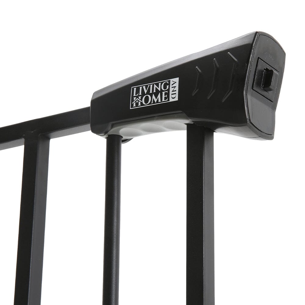 Pet Safety Gate Stair Pressure Fit with Lockable Cat Flap Pet Gates Living and Home