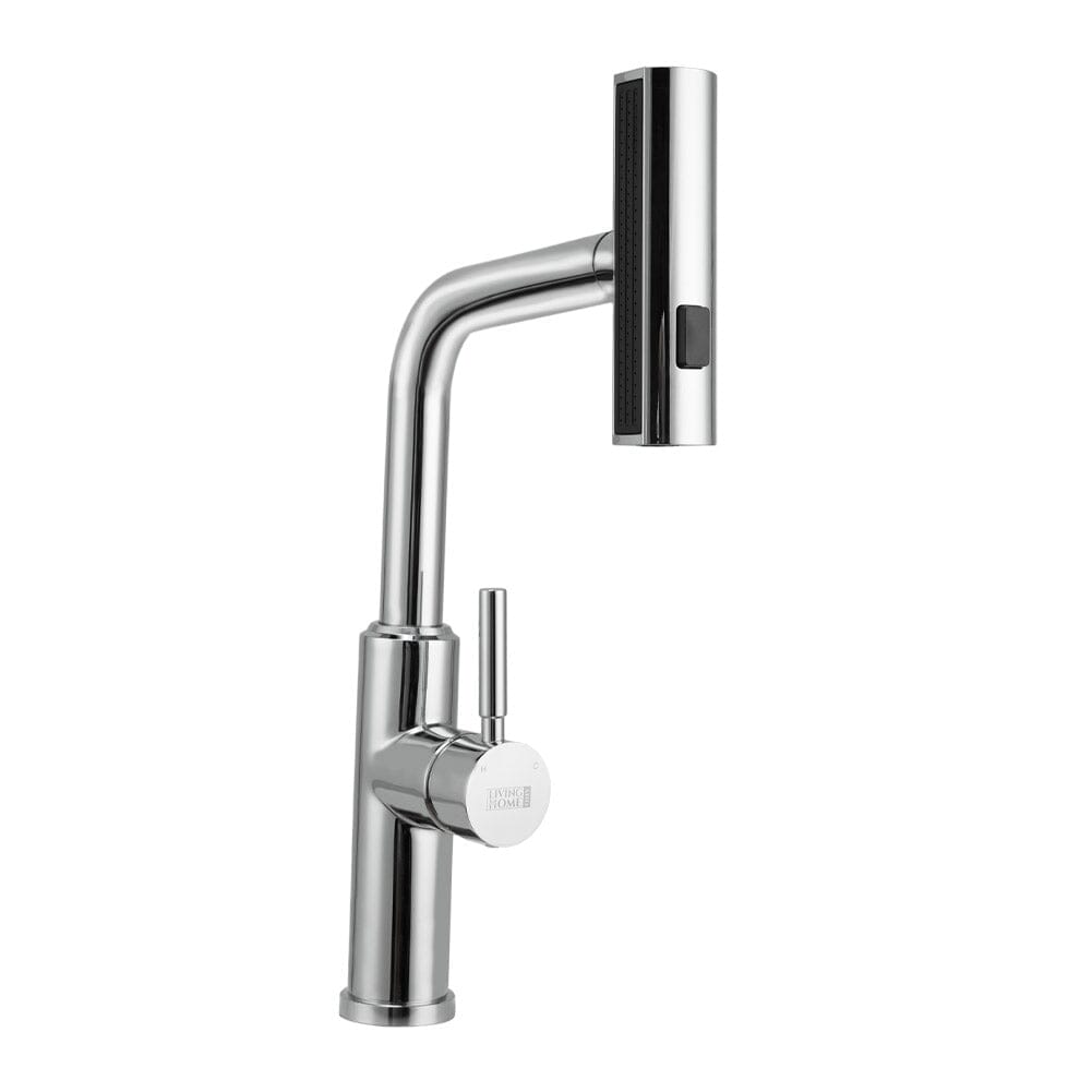Retractable Pulldown Kitchen Mixer Faucet 2 Function Spout Faucets Kitchen Taps Living and Home