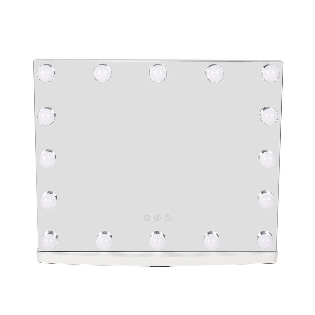 50cm W Rectangle Hollywood LED Lighted Cosmetic Mirror LED Make Up Mirrors Living and Home