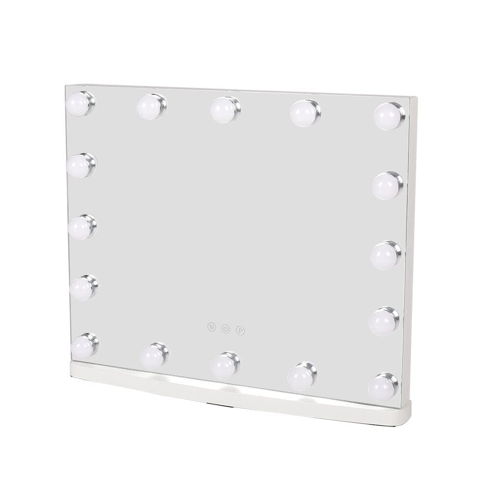 50cm W Rectangle Hollywood LED Lighted Cosmetic Mirror LED Make Up Mirrors Living and Home