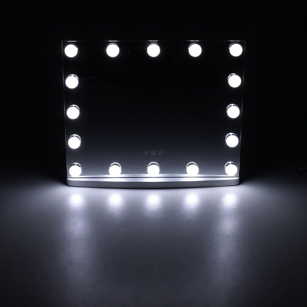 50cm W Rectangle Hollywood LED Lighted Cosmetic Mirror LED Make Up Mirrors Living and Home