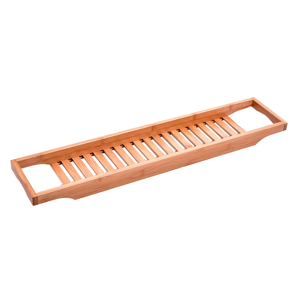 Bamboo Bath Tray for Bathroom Shower Caddies Living and Home
