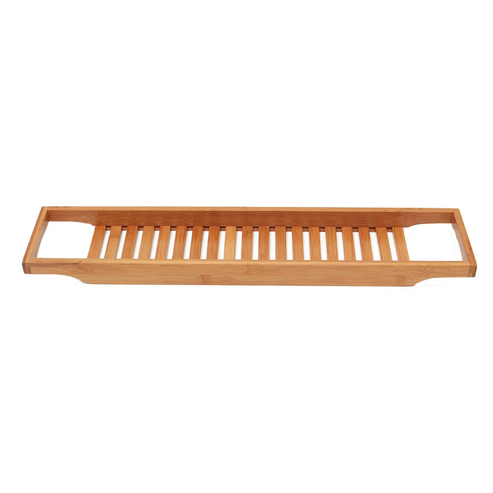Bamboo Bath Tray for Bathroom Shower Caddies Living and Home