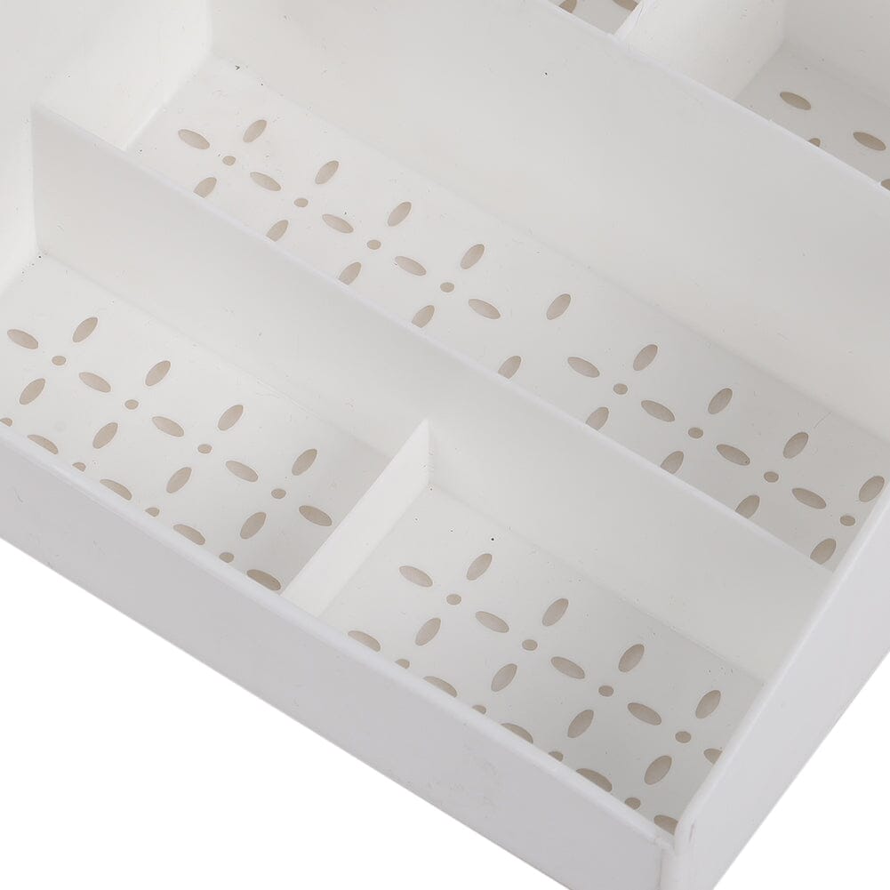 25.2cm W White Multi-Purpose Makeup Storage Box Drawers Organizer Makeup Organizers Living and Home