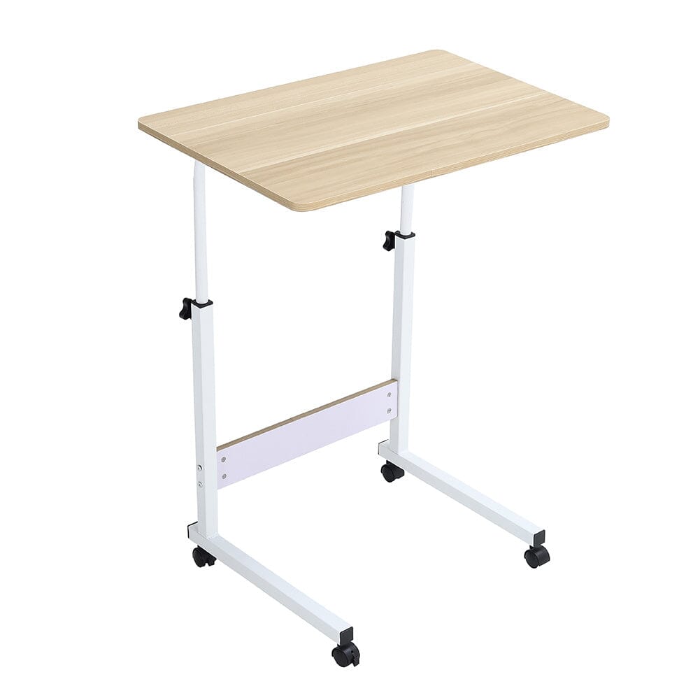 Minimalist Movable Laptop Desk in Maple Wood Finish Living and Home