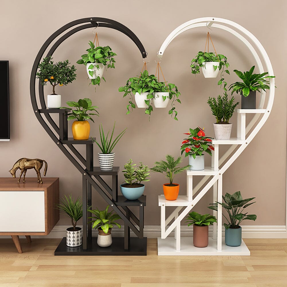 Creative Curved 4 Tier Plant Stand Bonsai Display Shelf Shelves & Racks Living and Home