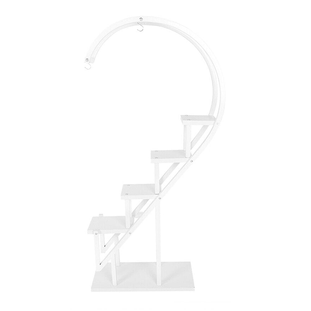 Creative Curved 4 Tier Plant Stand Bonsai Display Shelf Shelves & Racks Living and Home