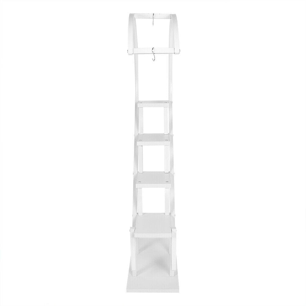 Creative Curved 4 Tier Plant Stand Bonsai Display Shelf Shelves & Racks Living and Home