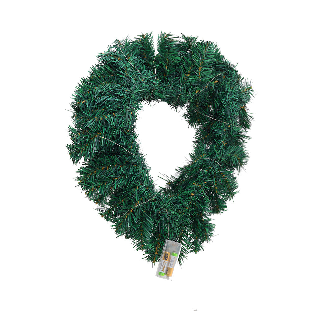 Valentine Heart-shaped Garland Artificial Hanging Decor for Christmas Christmas Living and Home