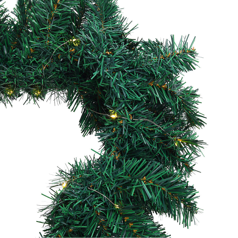 Valentine Heart-shaped Garland Artificial Hanging Decor for Christmas Christmas Living and Home