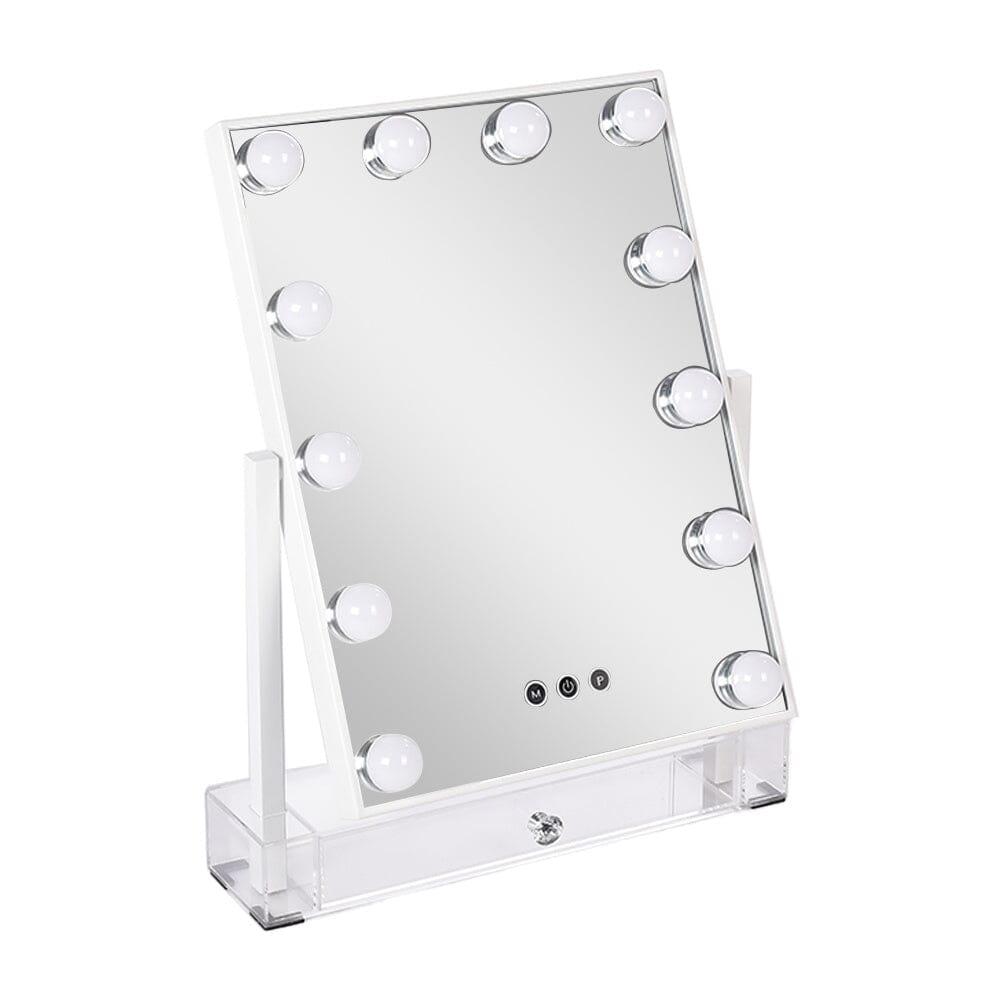 Rectangular Hollywood Vanity Makeup Mirror Living and Home