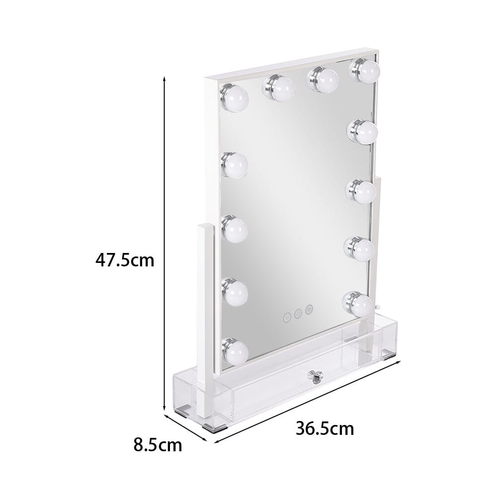 Rectangular Hollywood Vanity Makeup Mirror Living and Home