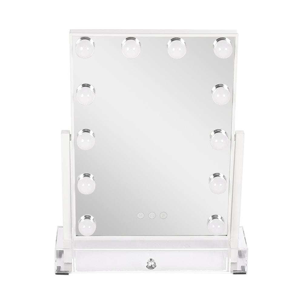 Rectangular Hollywood Vanity Makeup Mirror Living and Home