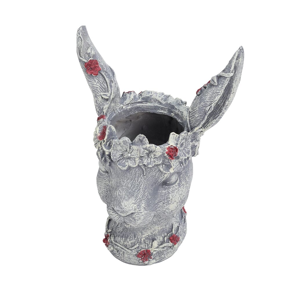 Resin Animal Bunny Rabbit Statue Hare Figurine Ornament Living and Home