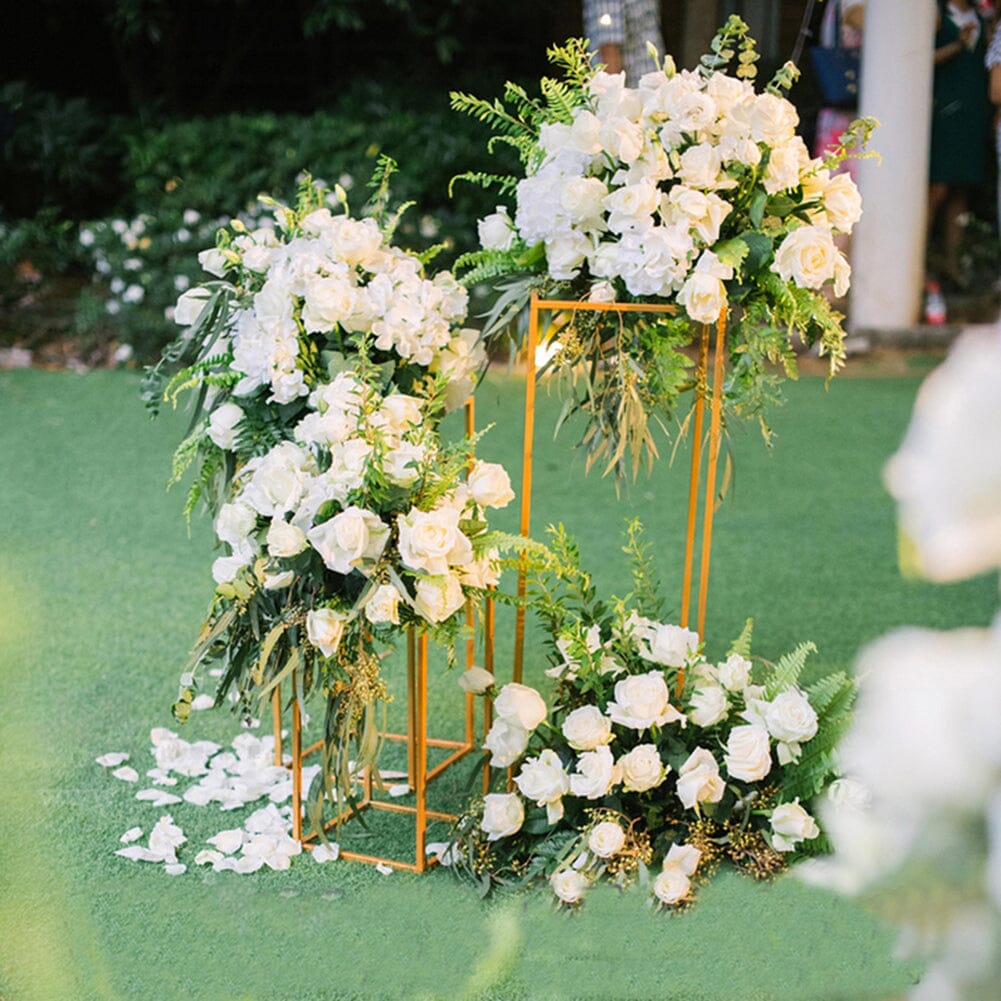 Metal Column Flower Stand for Wedding Decoration Can be Disassembled Plant Stands & Shelves Living and Home