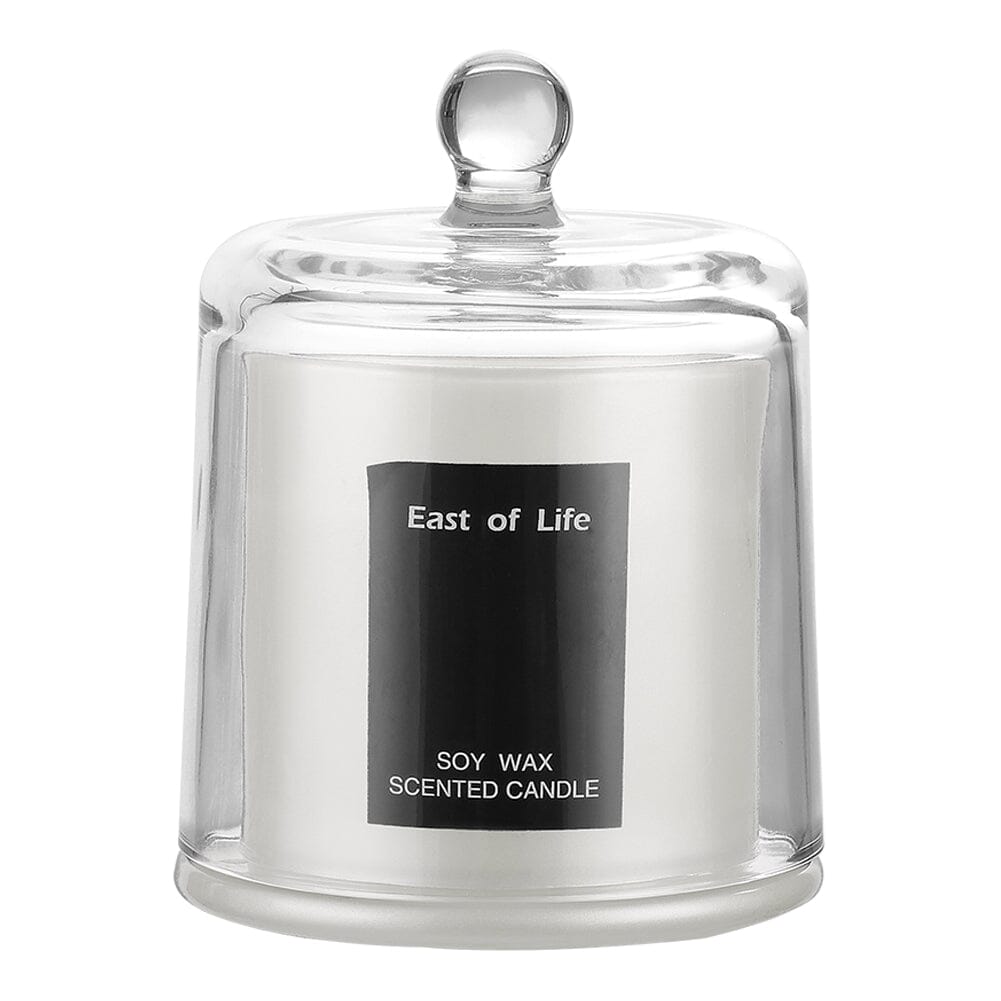 White/Grey Soy Wax Scented Candle English Pear & Freesia Scented Candles Living and Home