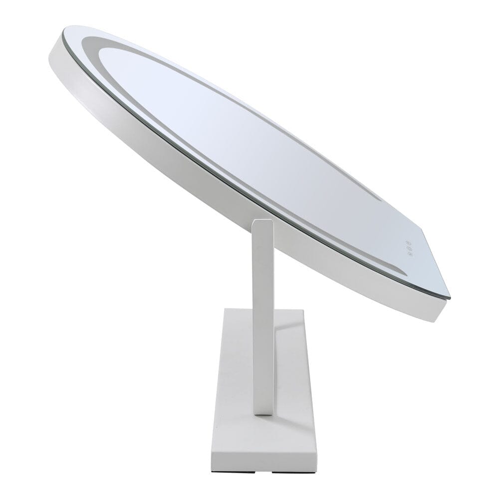 Round Hollywood Vanity LED Lighted Makeup Mirror Living and Home