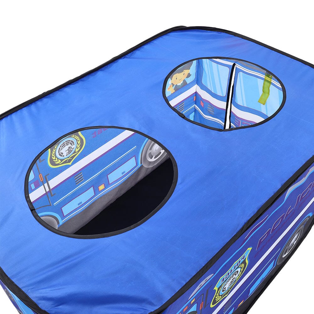 Police Truck Foldable Tent Pop Up Kids Playhouse Living and Home