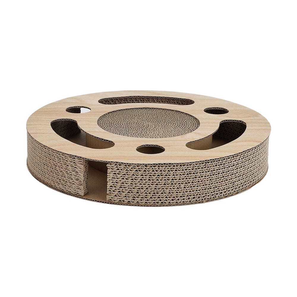 Round Cat Scratcher with Ball Toy Living and Home