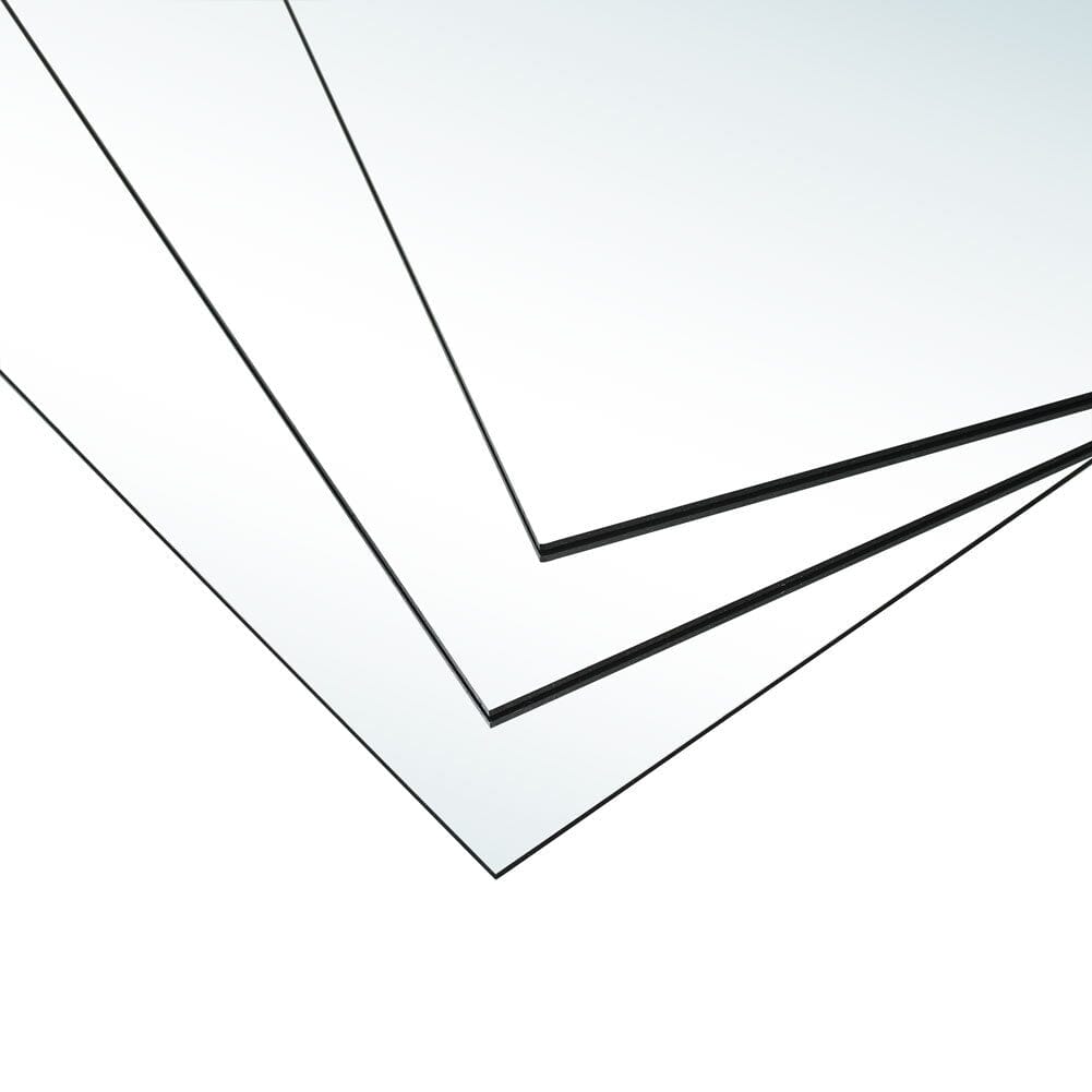 3pcs Acrylic Adhesive Wall Mirror Tiles Living and Home