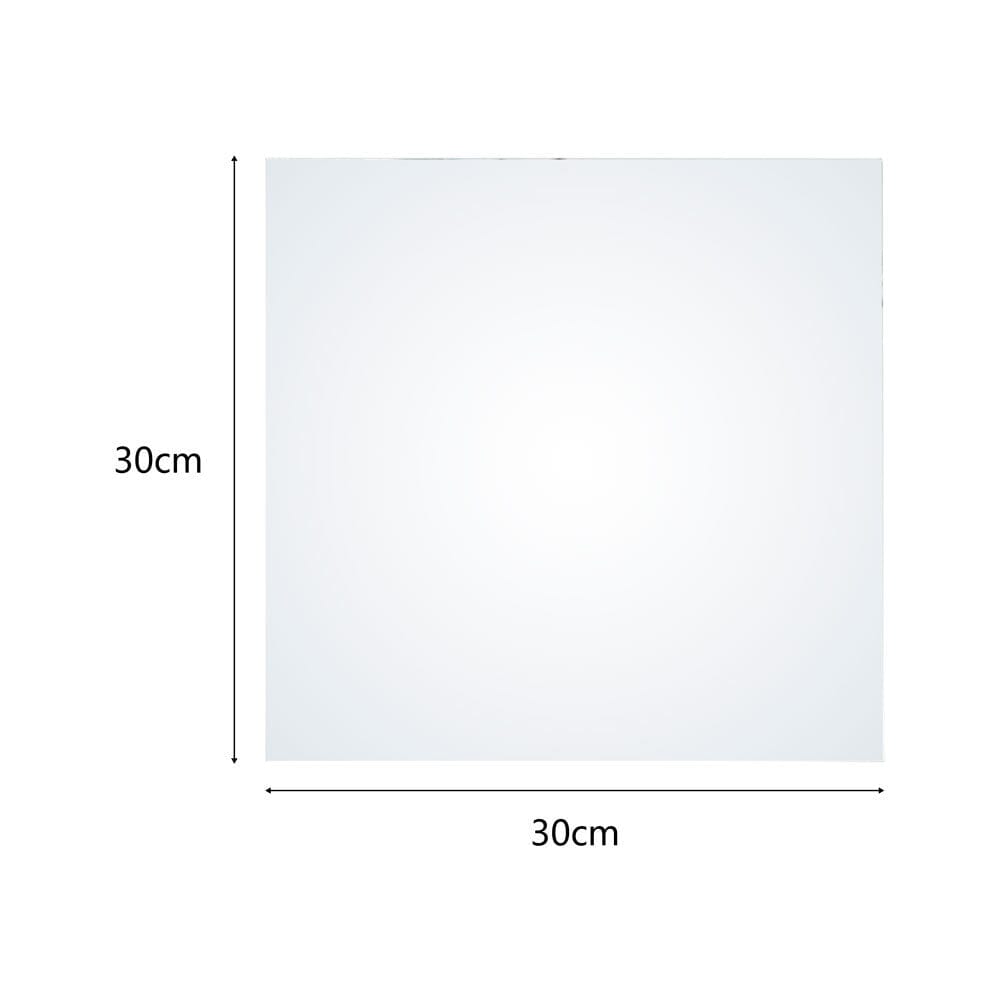 3pcs Acrylic Adhesive Wall Mirror Tiles Living and Home