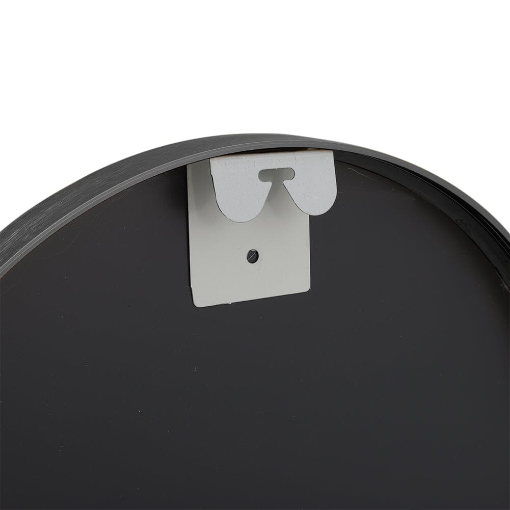 Sleek Contemporary Oval Metal Wall Mirror - Full-Length Design Wall Mirrors Living and Home