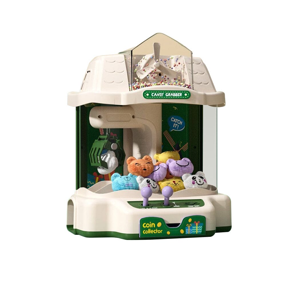 Household Mini Claw Machine with Game Coins-Green Living and Home