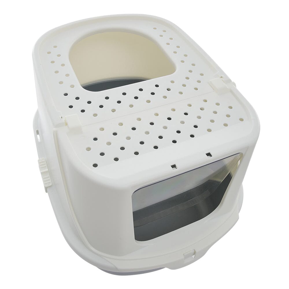 Lifeideas Large Hooded Cat Litter Box with Scoop Living and Home