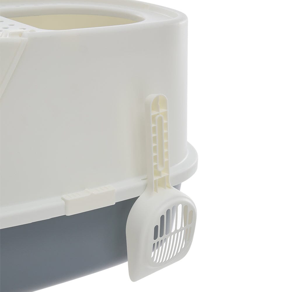Lifeideas Large Hooded Cat Litter Box with Scoop Living and Home
