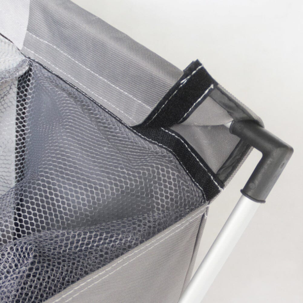 3 Sectional Foldable Laundry Basket Clothes Washing Storage Hamper Organiser with Aluminium Frame Laundry Baskets Living and Home