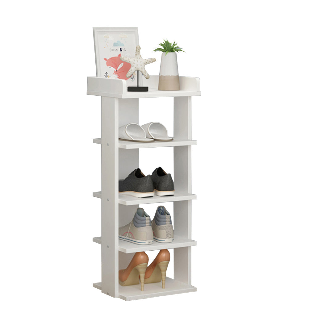 Wooden Shoe Rack Organizer Easy Assembly 5/7 Tiers Storage Shelf Shelves & Racks Living and Home